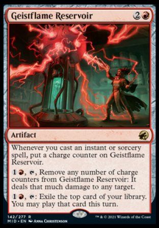 Geistflame Reservoir (Innistrad: Midnight Hunt) Trading Card