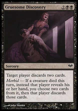 Gruesome Discovery (Dark Ascension) Trading Card