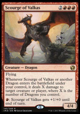 Scourge of Valkas (Iconic Masters) Trading Card