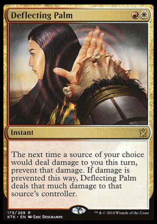 Deflecting Palm (Khans of Tarkir) Trading Card