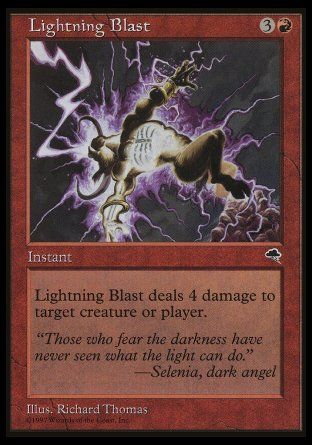 Lightning Blast (Tempest) Trading Card