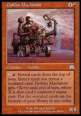 Goblin Machinist (Onslaught) Trading Card