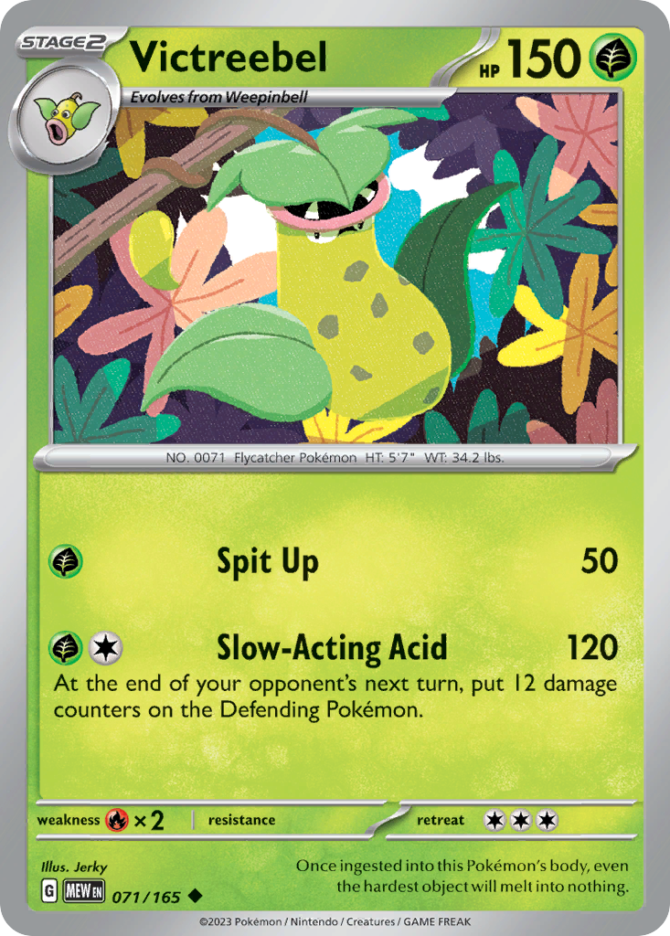 Victreebel (71/165) - 151 Pokémon Card