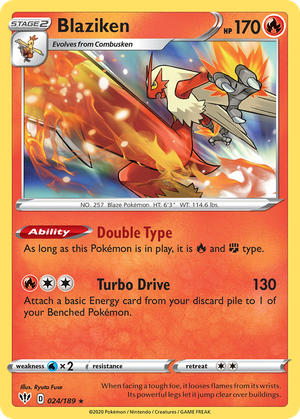 Blaziken (24/189) - Darkness Ablaze