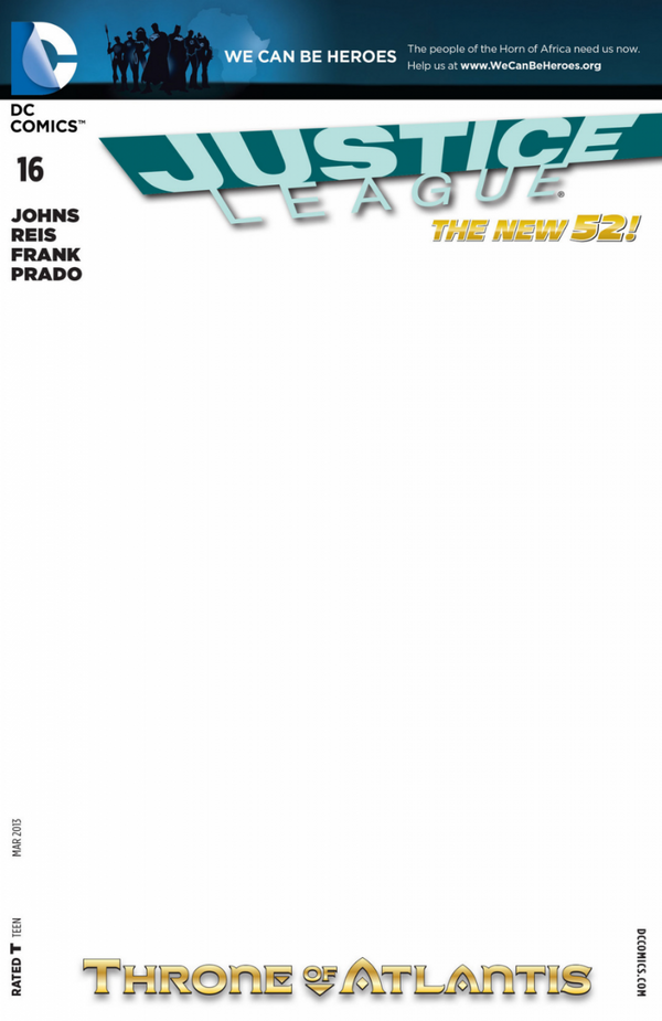 Justice League #16 (Blank Sketch Edition)