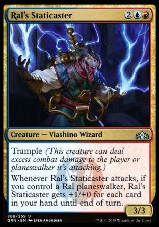 Ral's Staticaster (Guilds of Ravnica) Trading Card