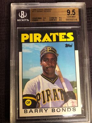 Barry Bonds 1986 Topps Traded #11T