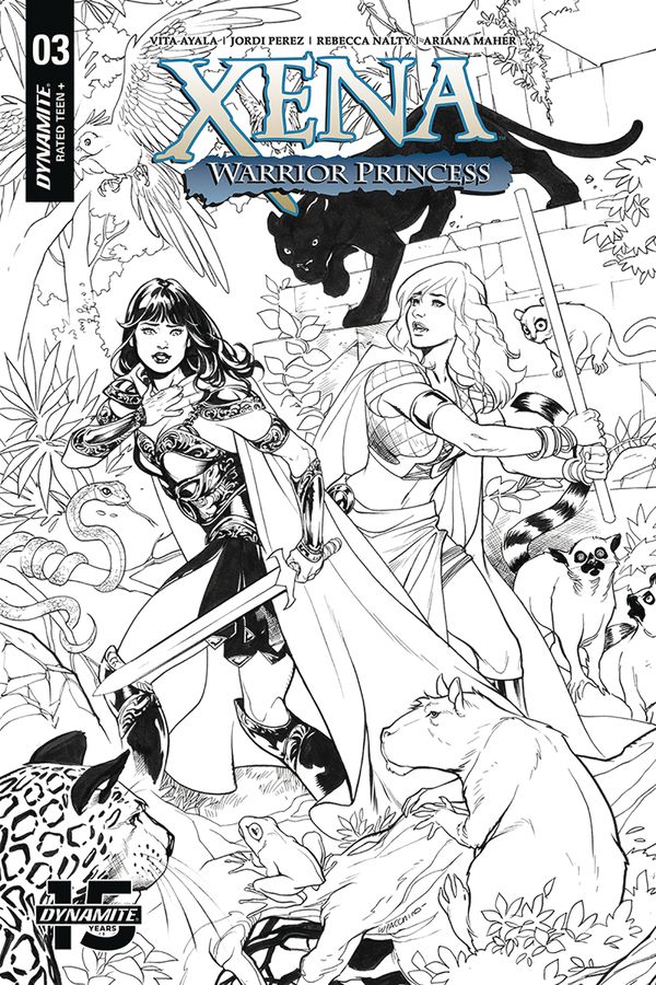 Xena Warrior Princess #3 (20 Copy Lupacchino B&w Cover)