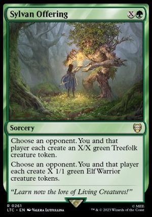 Sylvan Offering (The Lord of the Rings Commander Decks)