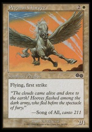 Pegasus Charger (Urza's Saga)