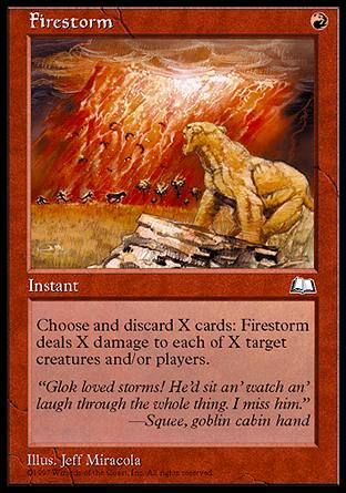 Firestorm (Weatherlight) Trading Card