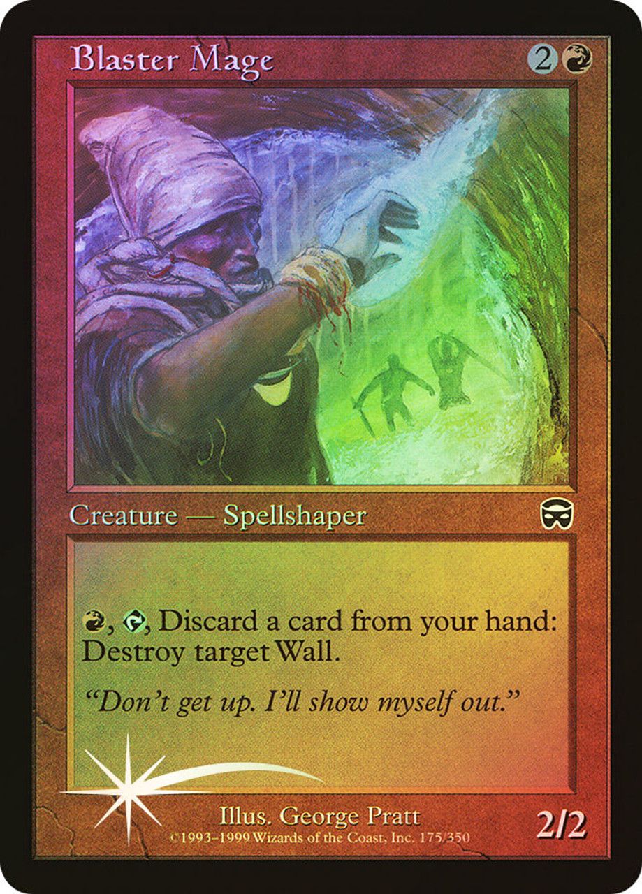 Blaster Mage (Mercadian Masques - Foil) Trading Card