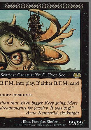 B.F.M. (Big Furry Monster) (2/2) (Unglued) Trading Card