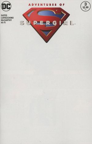 Adventures Of Supergirl #3 (Blank Sketch Variant)