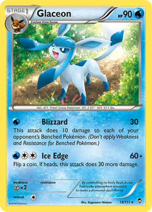 Glaceon (19/111) - Furious Fists