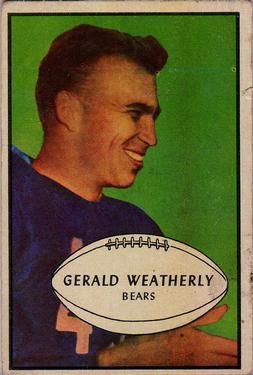 Gerald Weatherly 1953 Bowman #48 Sports Card