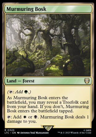 Murmuring Bosk (The Lord of the Rings Commander Decks) Trading Card