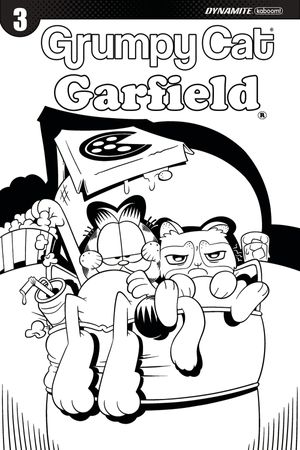 Grumpy Cat Garfield #3 (Cover E 10 Copy Hirsch B&w Inc)