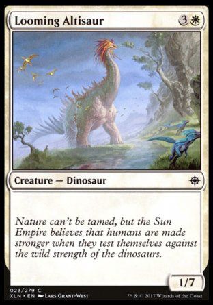 Looming Altisaur (Ixalan) Trading Card