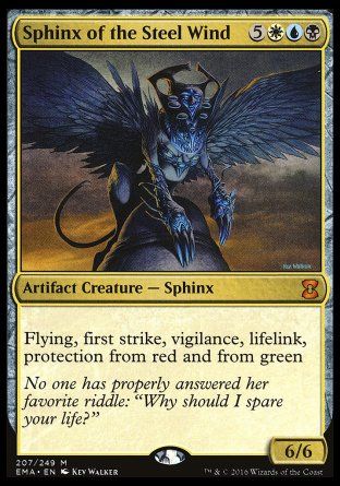 Sphinx of the Steel Wind (Eternal Masters) Trading Card