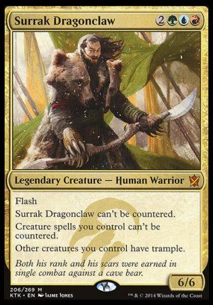 Surrak Dragonclaw (Khans of Tarkir) Trading Card