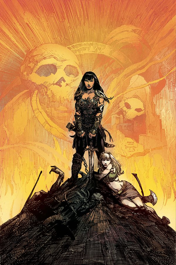 Xena: Warrior Princess  #2 (Cover C 10 Copy Finich B&w Inc)