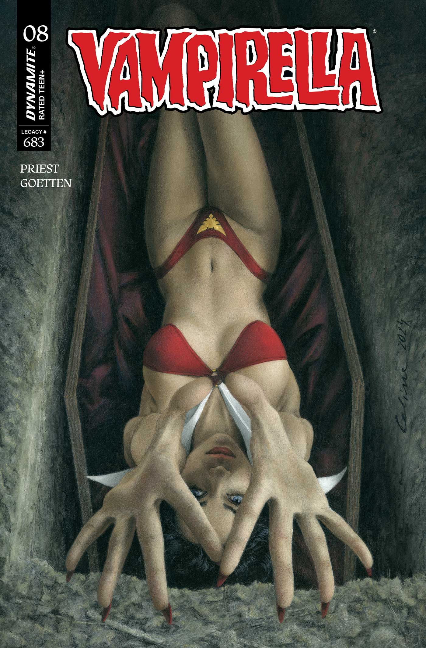 Vampirella #8 (Cvr G Inc 1:10 Celina Original Variant) Comic