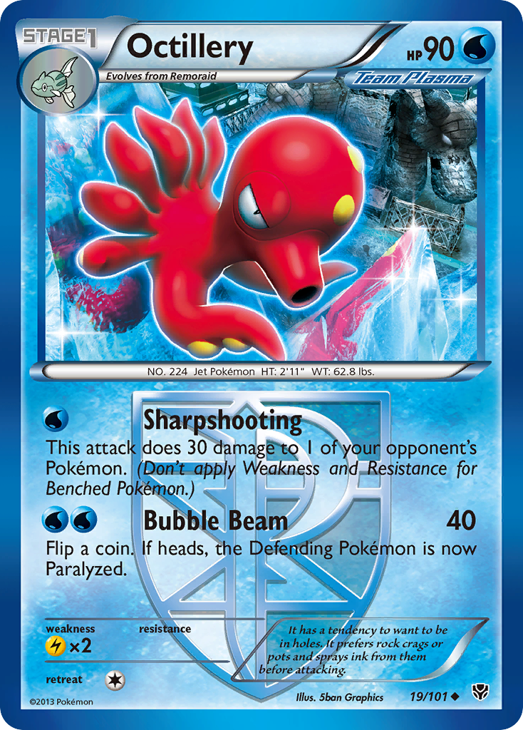 Octillery (19/101) - Plasma Blast Pokémon Card