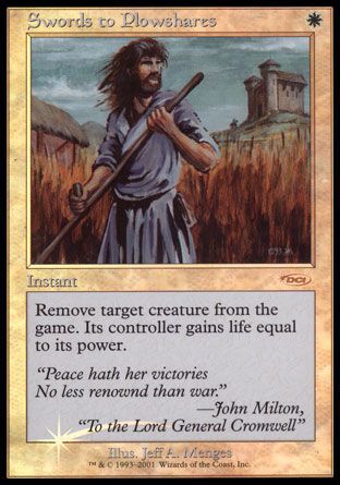 Swords to Plowshares (FNM Promos) Trading Card