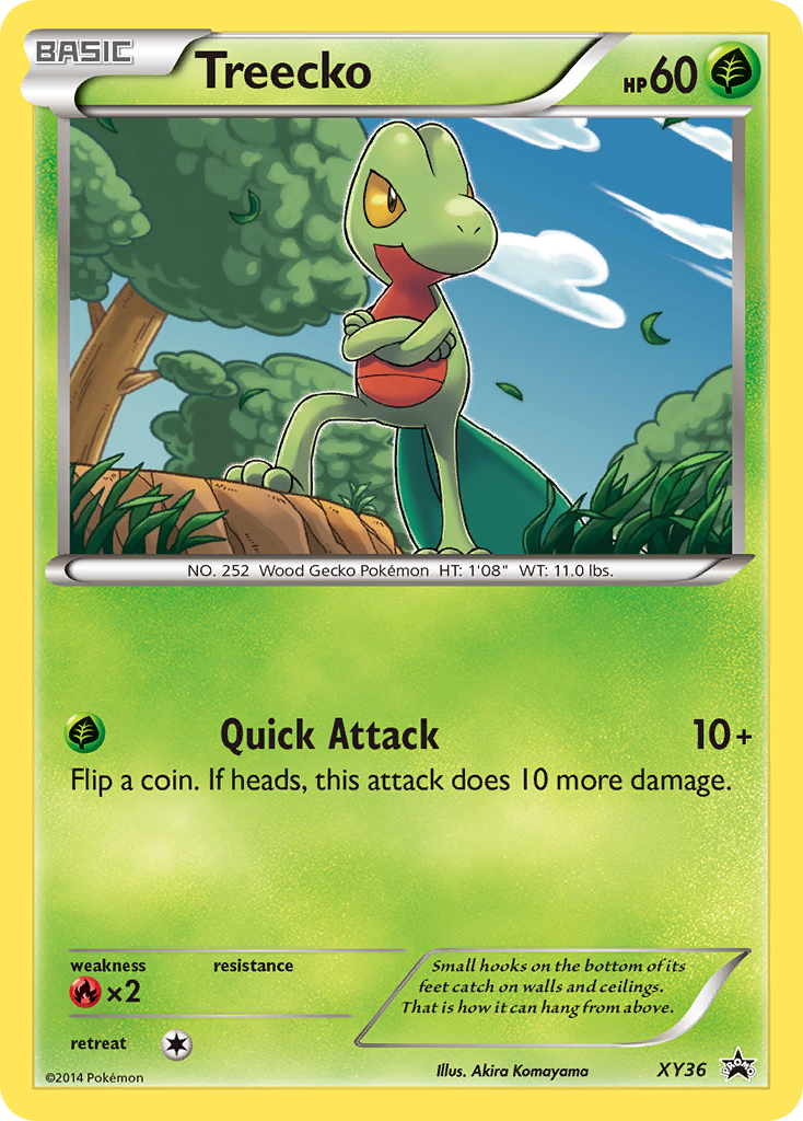 Treecko (XY36) - XY Black Star Promos Pokémon Card