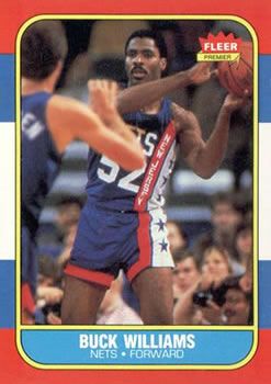 Buck Williams 1986 Fleer #123 Sports Card