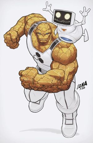Fantastic Four #10 (David Nakayama Color Block White Virgin Variant)