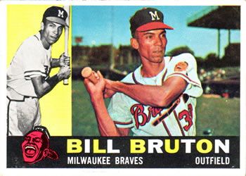 Bill Bruton 1960 Topps #37 Sports Card