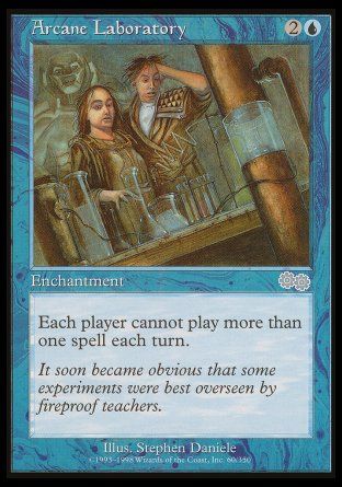 Arcane Laboratory (Urza's Saga) Trading Card