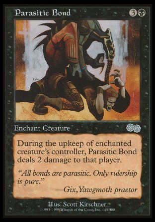 Parasitic Bond (Urza's Saga) Trading Card