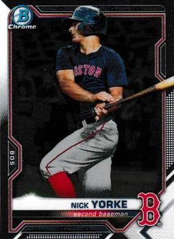 Nick Yorke 2021 Bowman Chrome - Prospects Baseball #BCP-243 Sports Card