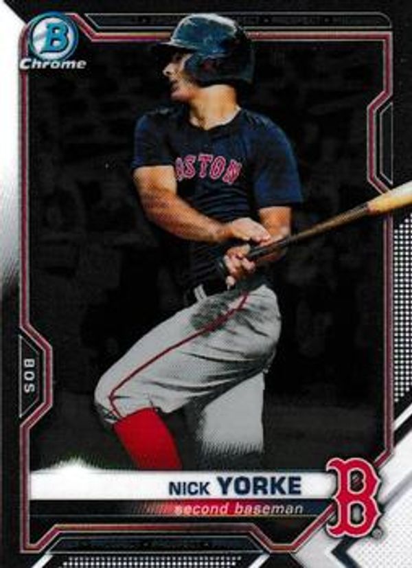 Nick Yorke 2021 Bowman Chrome - Prospects Baseball #BCP-243