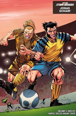 Uncanny X-Men #29 (Jonas Scharf Marvel Soccer Variant)