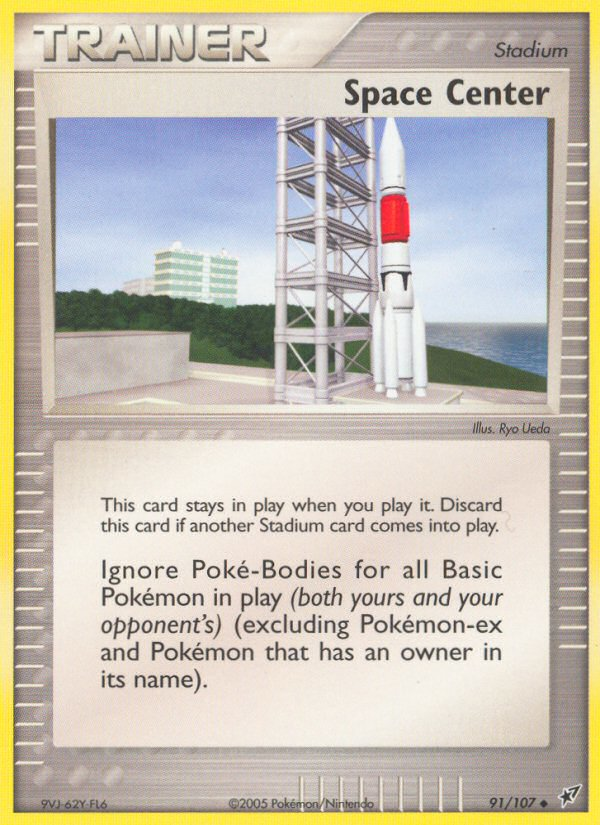 Space Center (91/107) - Deoxys Pokémon Card