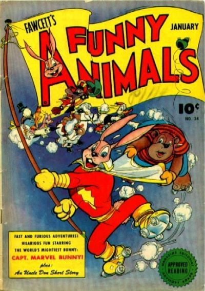 Fawcett's Funny Animals #34 Comic