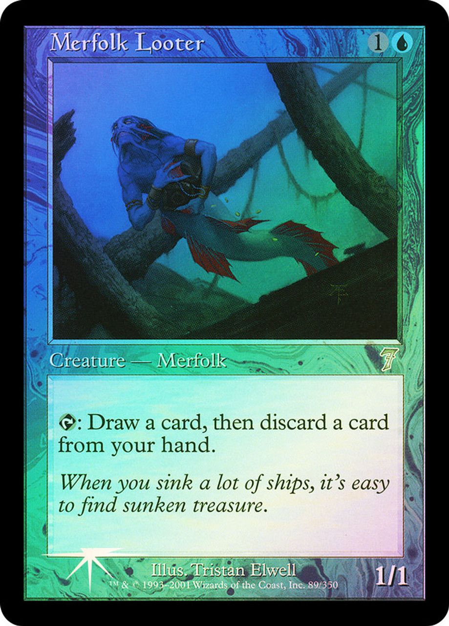 Merfolk Looter (7th Edition - Foil) Trading Card