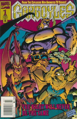 Gargoyles #1 1995 Marvel CGC top 9.2 [Newsstand] Based on the animated TV series.