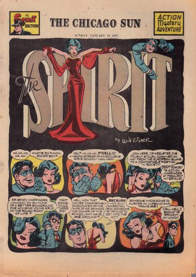 Spirit Section #1/19/1947 Comic