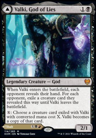 Valki, God of Lies (Kaldheim) Trading Card