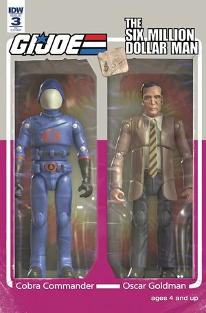G.I. Joe Vs Six Million Dollar Man #3 (10 Copy Cover)