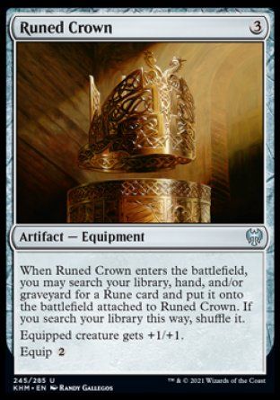 Runed Crown (Kaldheim) Trading Card