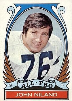 John Niland 1972 Topps #268 Sports Card