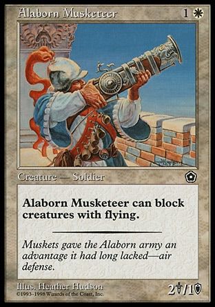 Alaborn Musketeer (Portal Second Age) Trading Card