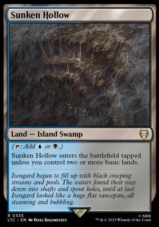 Sunken Hollow (The Lord of the Rings Commander Decks) Trading Card