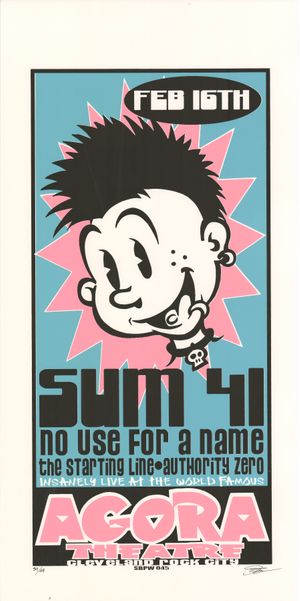 Sum 41/No Use For A Name - Agora Theatre - 2003